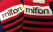 Logo-sokker for Mifon
